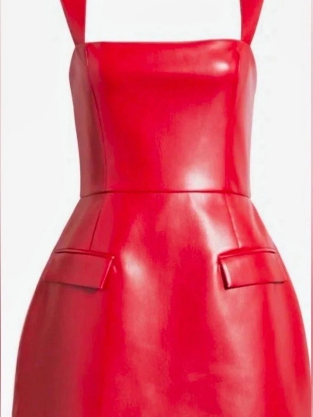 Red skort Romper - Picture 2 of 4